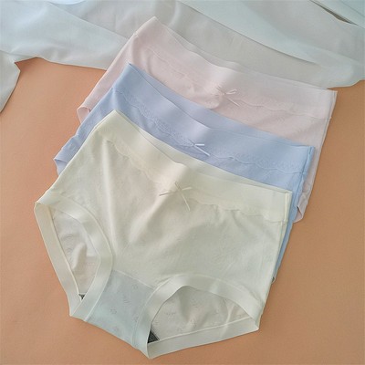 彩田内裤抗菌高腰无痕棉莫三角裤
