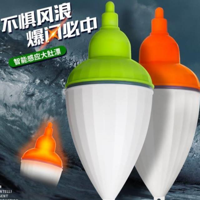 进口远投鲢鳙浮标醒目LED夜光电子漂海竿抛竿花鲢白鲢大肚漂阿