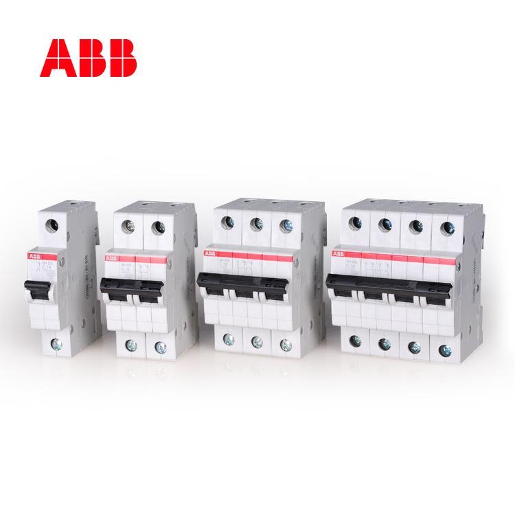 ABB微型断路器SH200系列63A家用2P双极6KA空气开关C特性SH202-C63