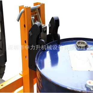 重型圆桶抓桶器 单油桶夹具 油桶夹具 DG500D叉车油桶夹