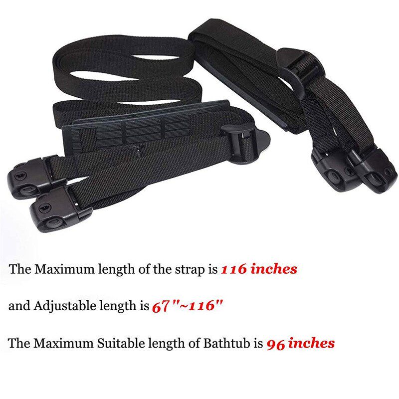 热浴盆套防风带适用于热水浴缸的重型户外SPAS套方形浴缸套固定带