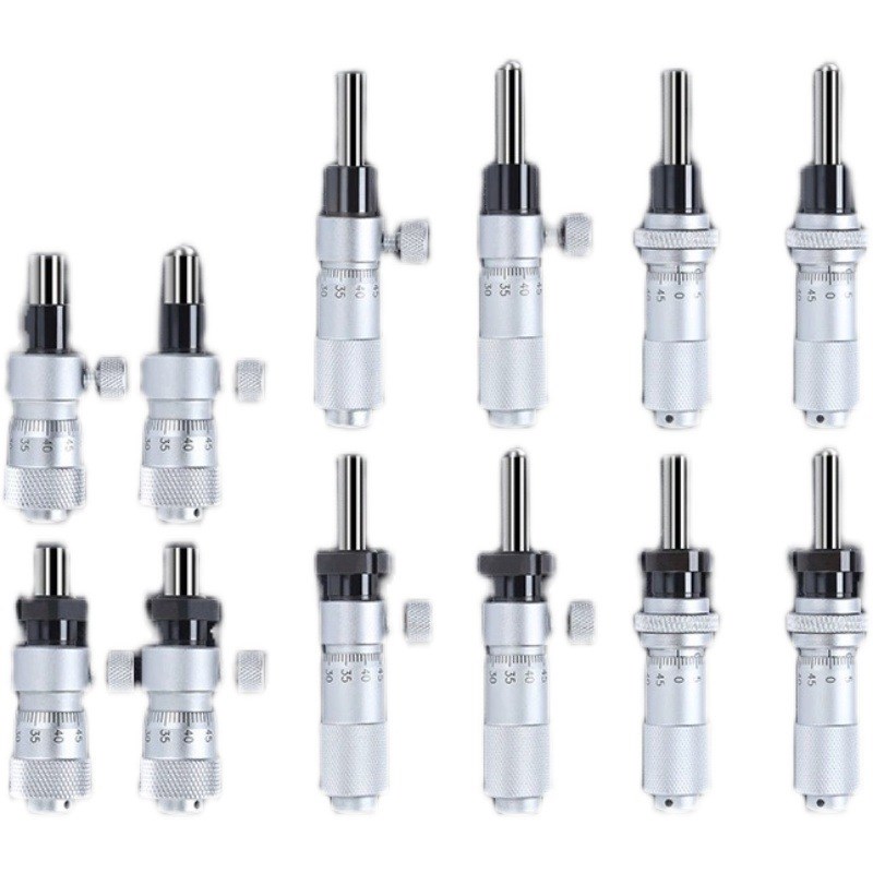 高精度千分尺三丰微分头不锈钢可替米思米测微头MCLN1MCLN2