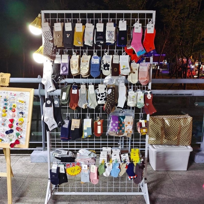 铁艺网格折叠展示架幼儿园美工区作品书法画展网架立式移动置物架