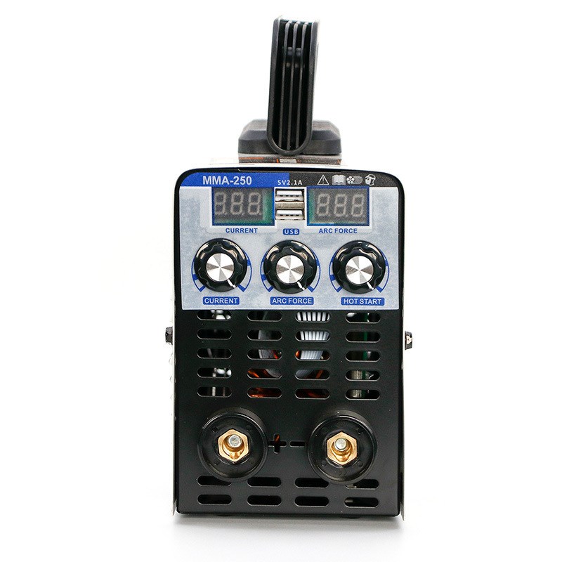 跨境搜双USB插口电焊机220V家用便携小型全铜焊机外贸
