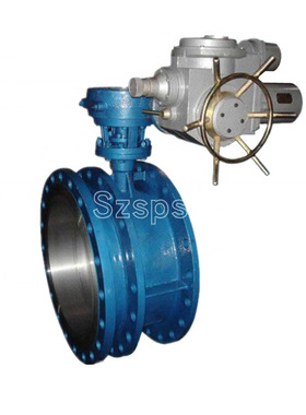 法兰蜗轮铸钢电动伸缩蝶阀SD941X-16C DN200 250 300 500 600