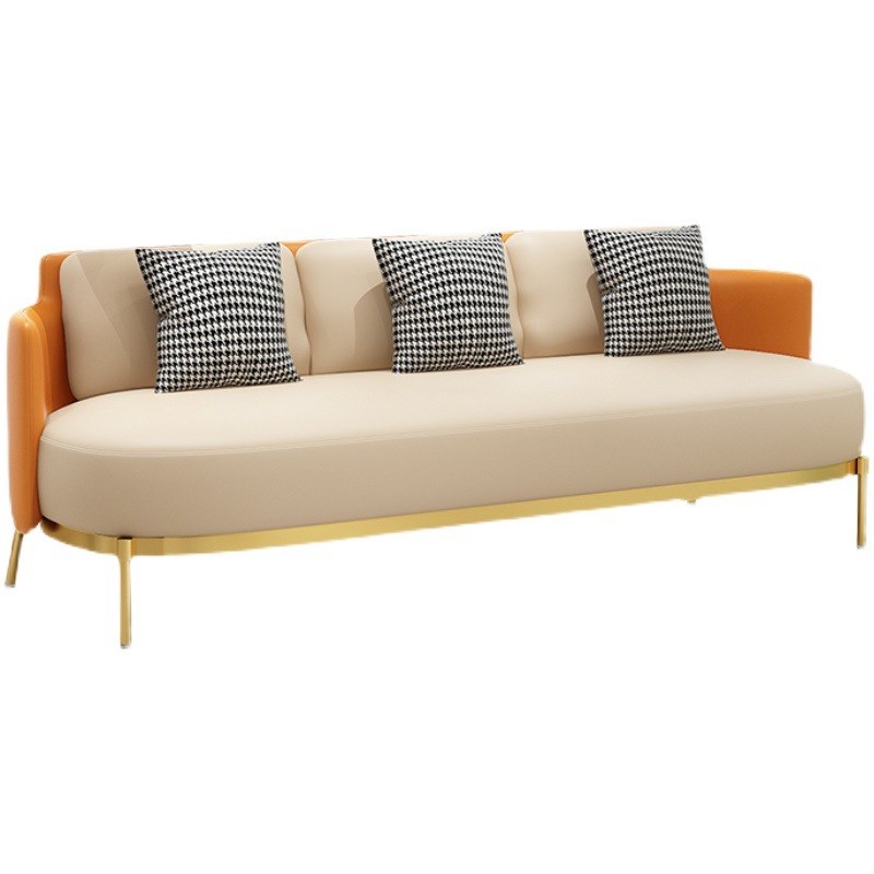 现代轻奢沙发茶几组合北欧办公室酒店大厅休息区会客商务接待洽谈