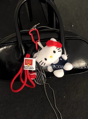 羽毛球凯蒂猫哈喽kt钥匙扣