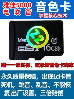 雅佳5000电吹管升级音色卡升级卡