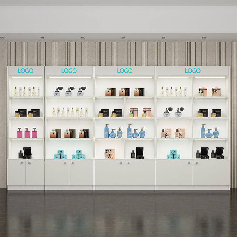 智尚明舍化妆品展示柜展柜超市货柜货架层架样品柜产品陈列柜精品