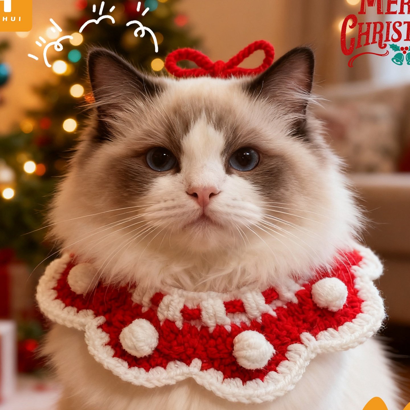 猫咪狗狗围脖围兜宠物圣诞饰品针织围领布偶英短可爱泰迪跨境,宠物/宠物食品及用品,围巾/口水巾,淘宝优惠券,粉丝福利购,淘宝优惠卷