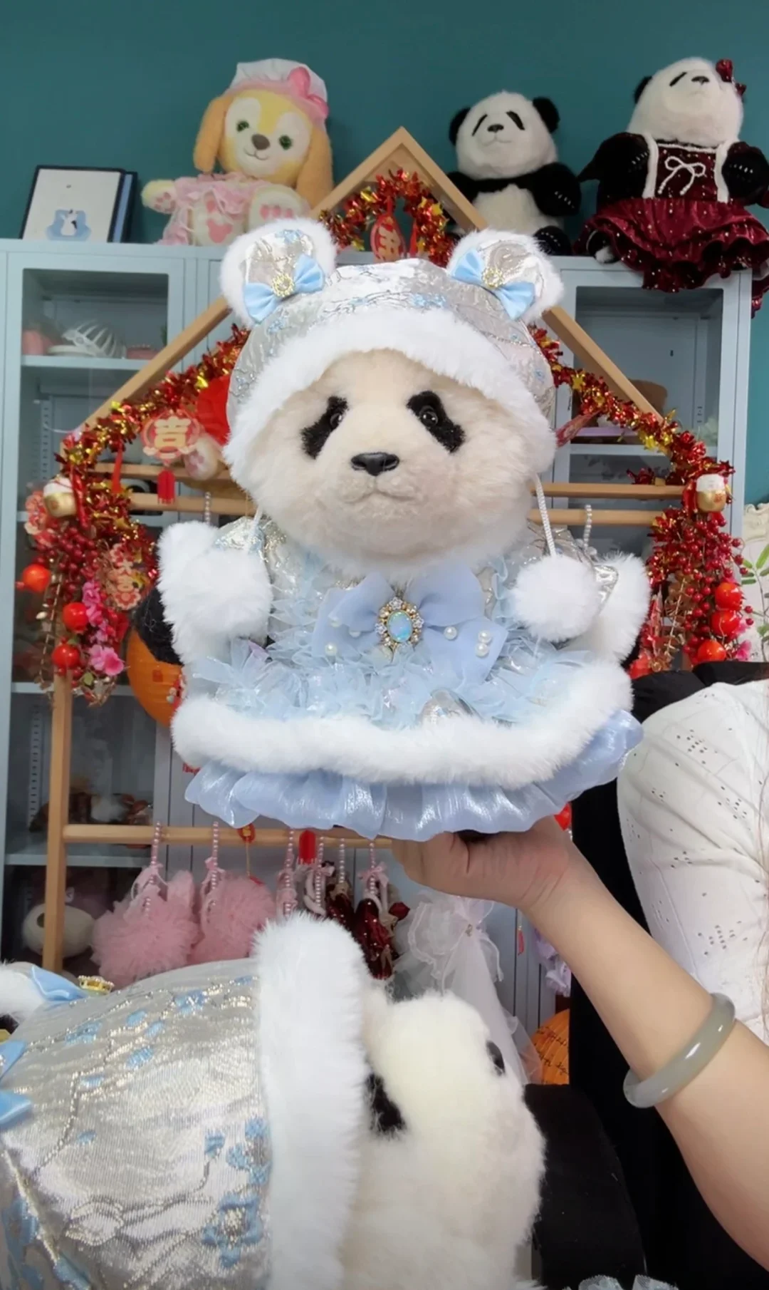 原创正版熊猫裙子毛绒玩具衣服公主裙熊猫工厂大头系列玩偶,模玩/动漫/周边/娃圈三坑/桌游,棉花娃娃/毛绒玩具娃衣,淘宝优惠券,粉丝福利购,淘宝优惠卷