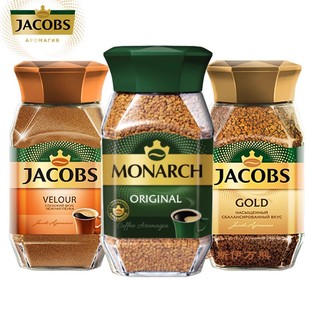 俄罗斯进口帝王黑咖啡速溶雅各布JACOBS帝王意式 冷萃醇香浓速溶