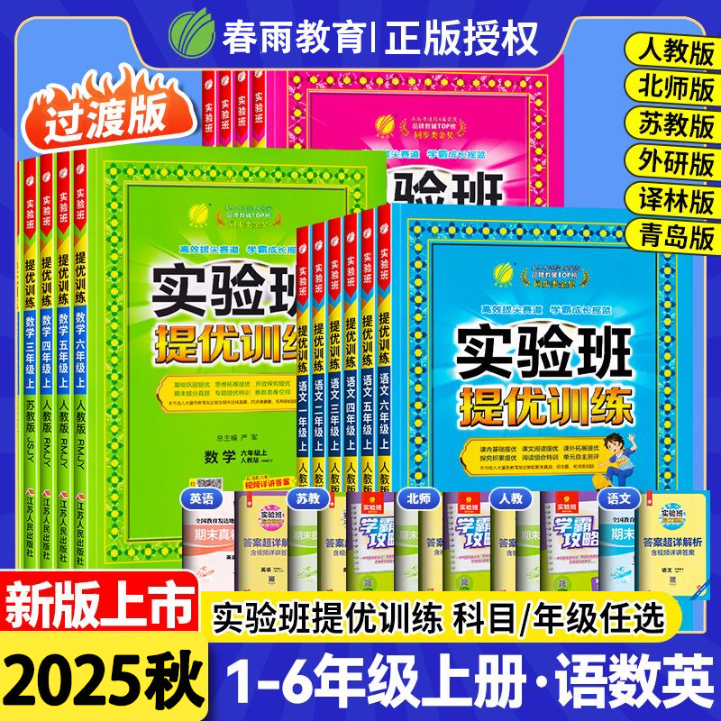 2025秋实验班提优训练数学人教版