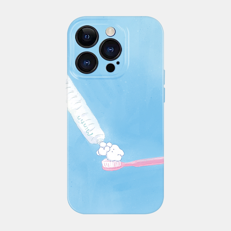 适用于iPhone16promax苹果15小米14手机壳一加13小众12华为mate60菲林软壳pura70pro+全包OPPO红米80~牙膏兔