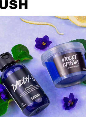 【现货】Lush紫罗亮泽Daddy-O洗发水强韧护色持久亮泽修去黄