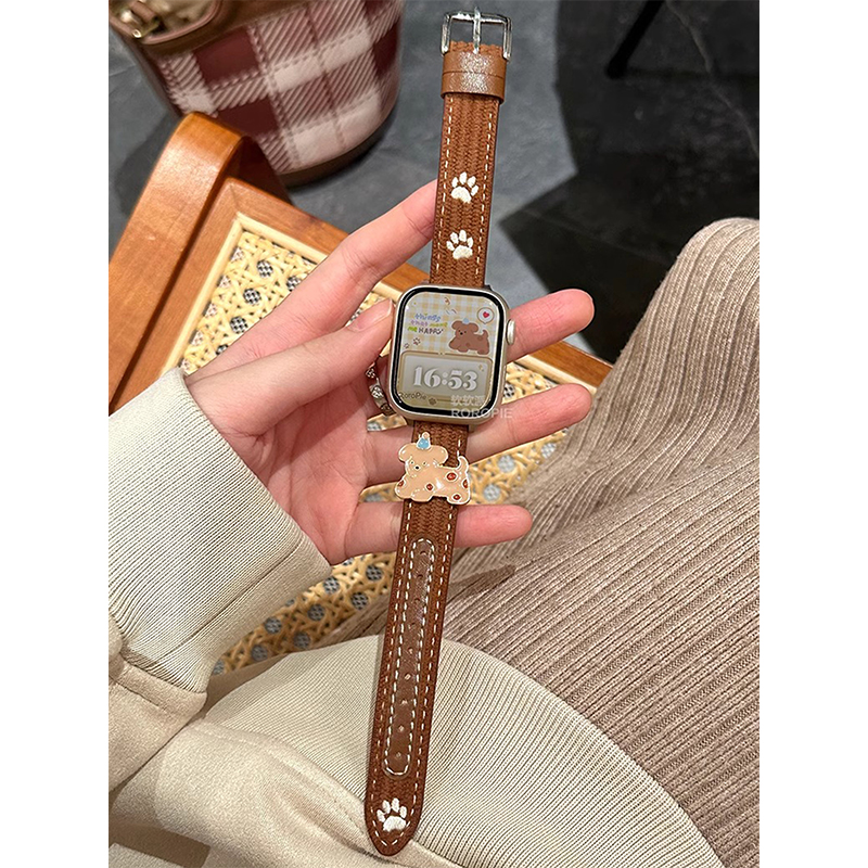 适用小米手环9/8pro表带手腕带红米watch4/5新款灯芯绒redmi秋冬