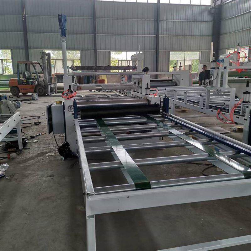 生态密度板热熔胶膜贴面机软硬包木饰面大板平贴机自动修边断膜