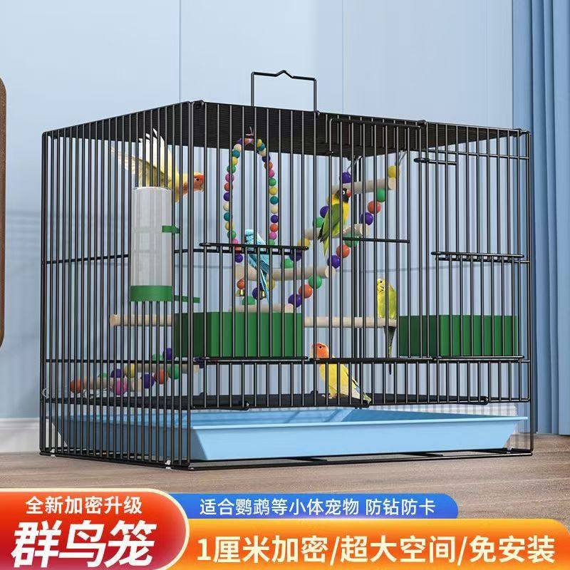 鹦鹉生态鸟笼新款便携304别墅珍珠鸟三层虎皮笼子观赏养家全景小,宠物/宠物食品及用品,鸟笼,淘宝优惠券,粉丝福利购,淘宝优惠卷