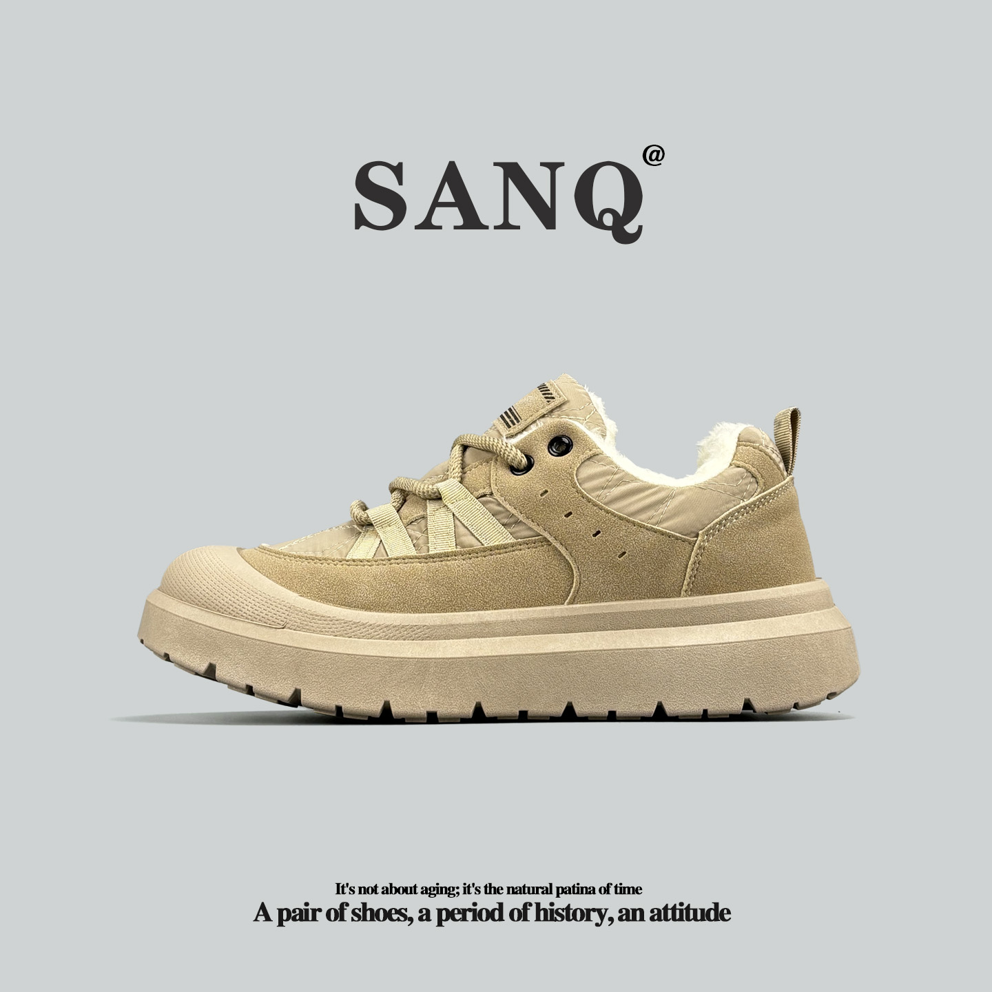 外贸意大利单棉鞋防水加绒通勤鞋