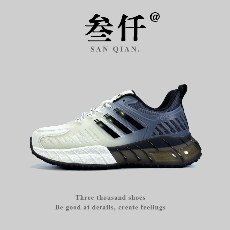 外贸夏季运动休闲情侣款跑步鞋