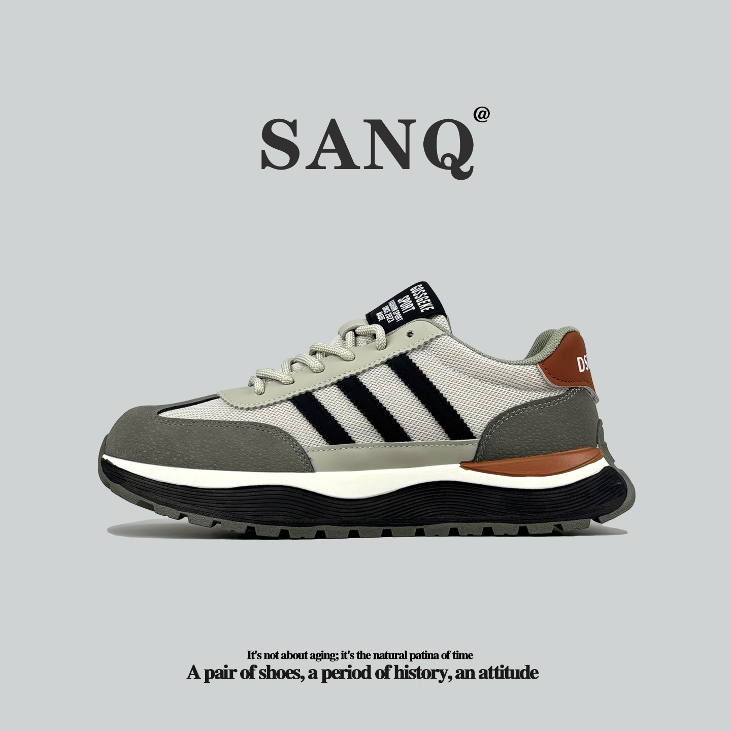 外贸阿甘鞋男双网透气防滑运动鞋