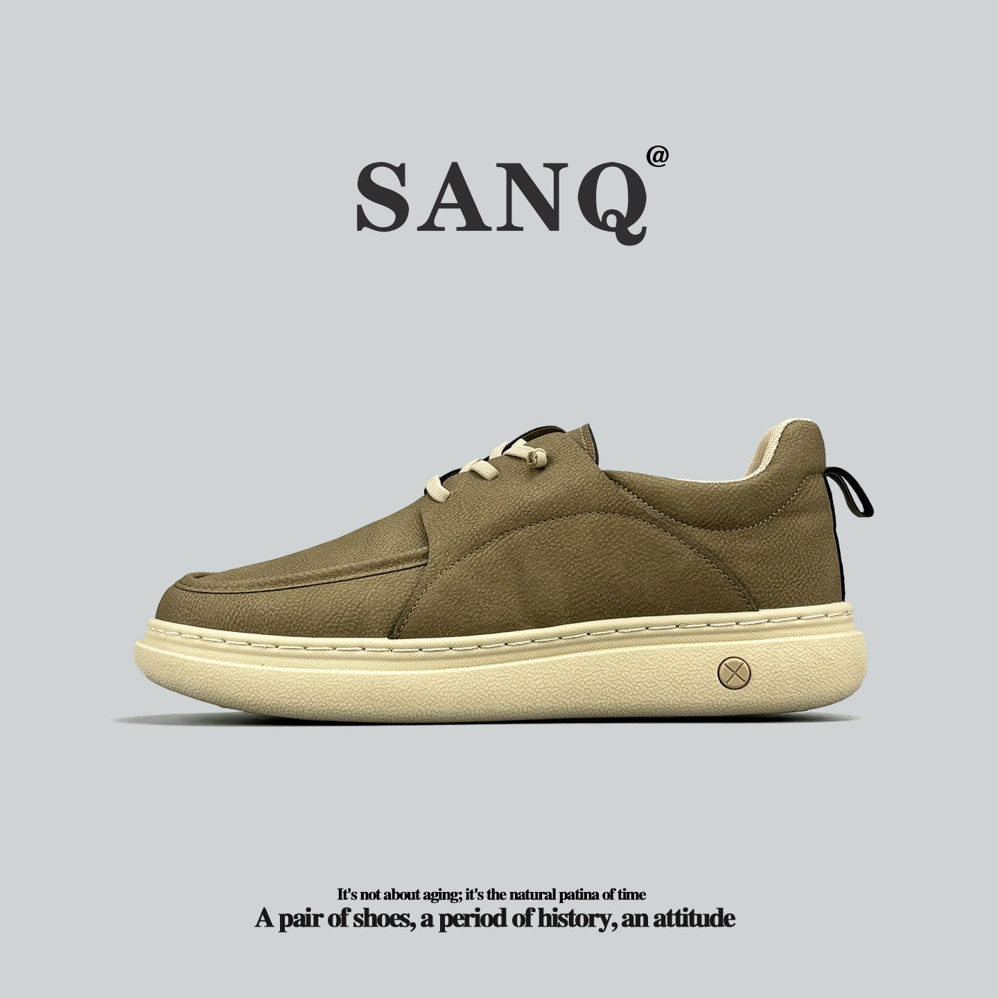 外贸美国单男鞋全皮面防水一脚蹬通勤板鞋美式德训鞋男时尚休闲鞋,流行男鞋,时尚休闲鞋,淘宝优惠券,粉丝福利购,淘宝优惠卷