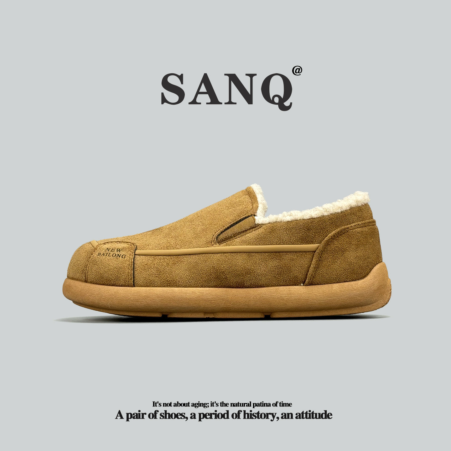 外贸美国单棉鞋加绒加厚一脚蹬男鞋冬季保暖抗寒男居家休闲懒人鞋,流行男鞋,棉鞋,淘宝优惠券,粉丝福利购,淘宝优惠卷