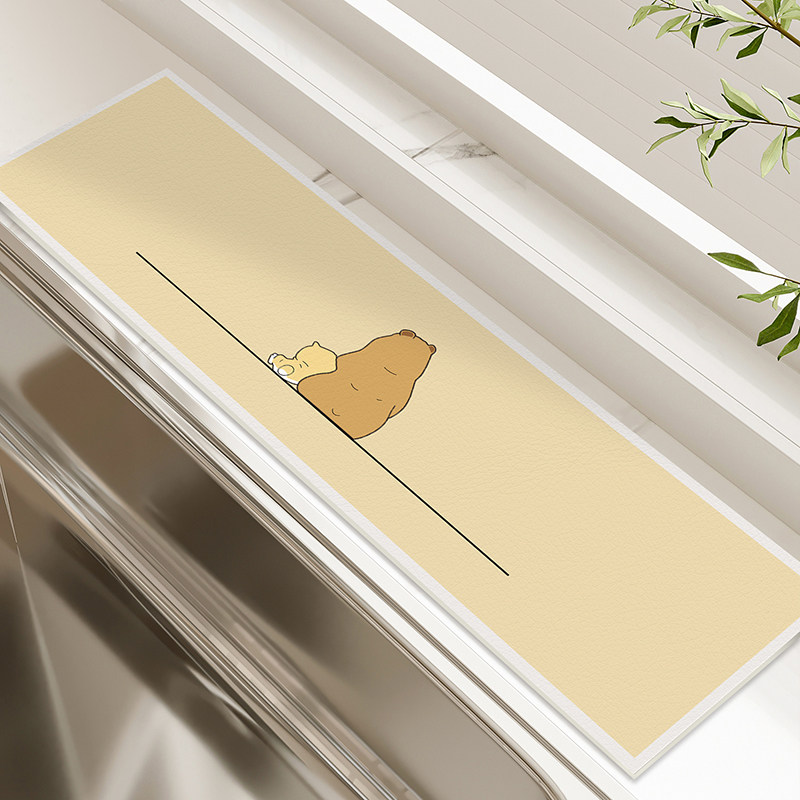 厨房软硅藻泥水槽边吸水垫长条窄边水池边洗手台洗漱台垫子可裁剪,居家布艺,家用脚垫,淘宝优惠券,粉丝福利购,淘宝优惠卷