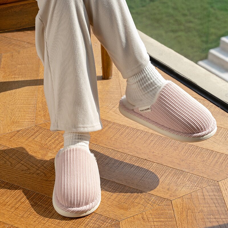 保暖棉拖鞋女秋冬季2025新款室内家用厚底防滑毛绒抑菌防臭棉拖男