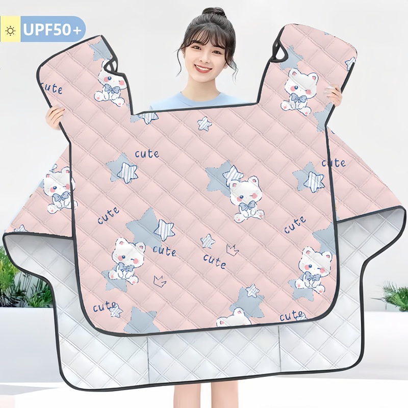 季防晒电动车挡风被防水挡风罩电瓶车三轮车防风罩大量现货