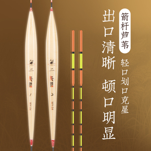 佳钓尼无二芦苇浮漂高灵敏轻口小碎目加粗超醒目鲫鱼漂浮漂芦苇漂