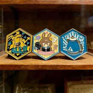 明日方舟阿米娅生日快闪蚀刻章终末地水壶蚀刻章游戏周边饰品