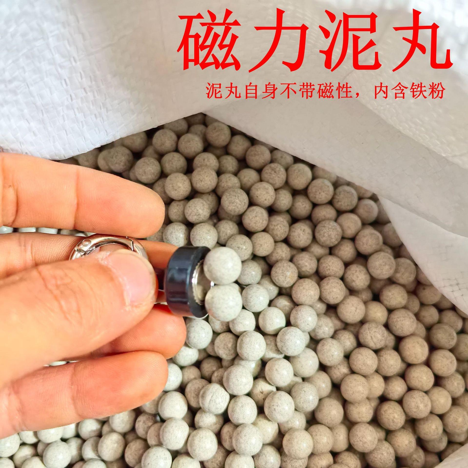 弹弓专用加重磁力泥丸白色10mm小包装独立包装弹弓子弹磁力泥丸图片