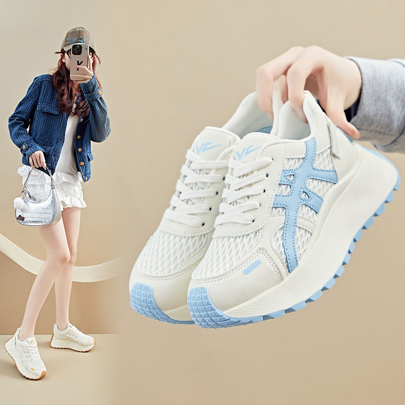 ins韩版新款老爹鞋女2025秋季学生运动跑步休闲鞋厚底增高ZY2011