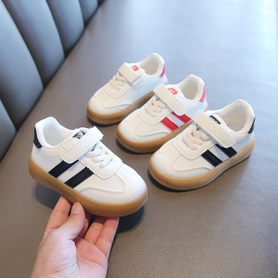 2023春秋男女童小白鞋轻便休闲鞋儿童运动鞋跑步鞋软底板鞋百搭