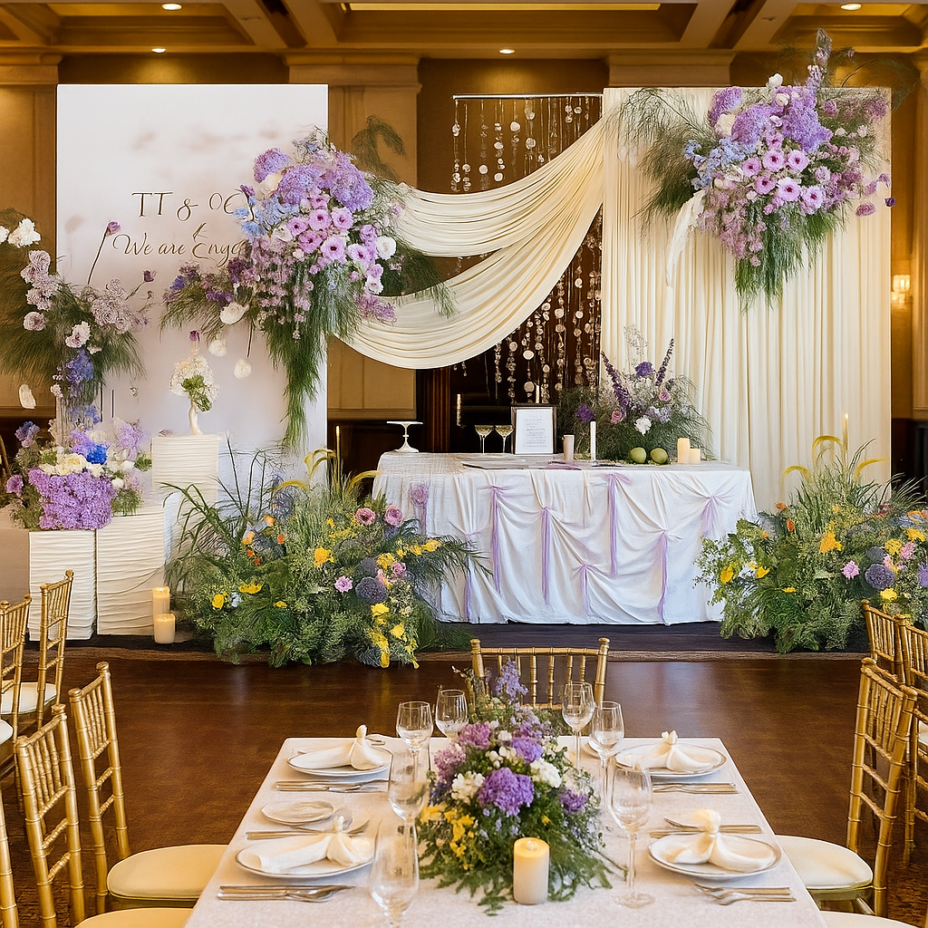 韩系订婚宴布置氛围高级感网红法式定亲现场景观kt板定制全套摆台,节庆用品/礼品,气球,淘宝优惠券,粉丝福利购,淘宝优惠卷