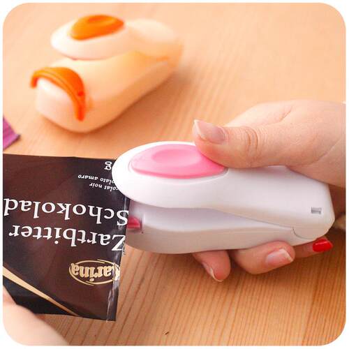 Creative Portable Mini Plastic Bag Sealer, Small Hand Press