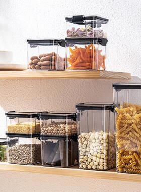 Transparent Airtight Containers for Storing Grains, Snacks,