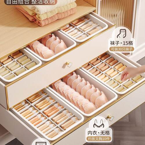Enhanced and Thickened Underwear Storage Box: A 3-in-1 Organ