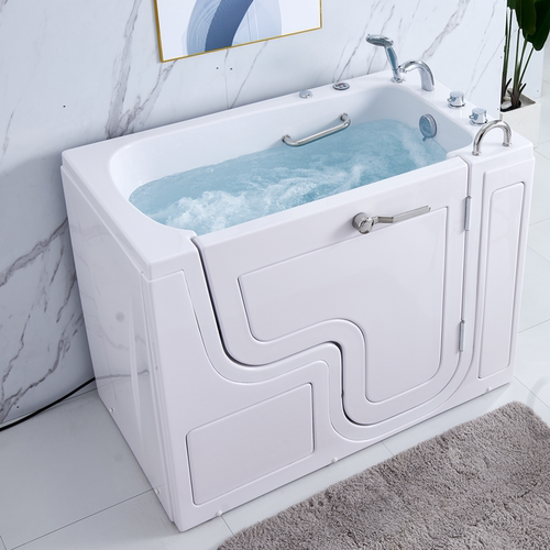 亚克力新款开门老人浴缸滑倒安全