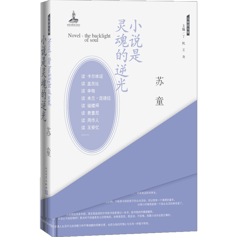 小说是灵魂的逆光 苏童 著 苏童的阅读笔记 对短篇小说的独到见解 中信