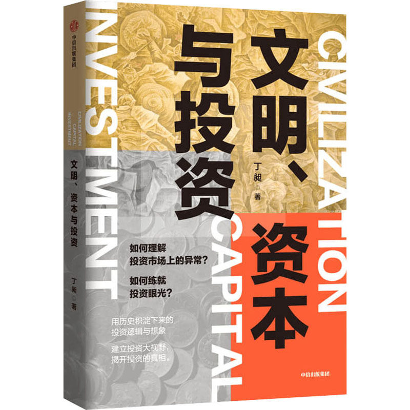文明资本与投资 丁昶 著 金融  用历史积淀下来的投资逻辑 揭开投资真相 建立投资大视野 社图书 中信