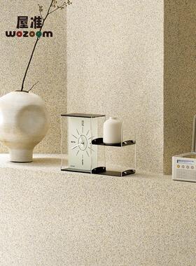 WOZOOM屋准入户玄关摆件时钟置物收纳架桌面座钟创意钟表装饰品