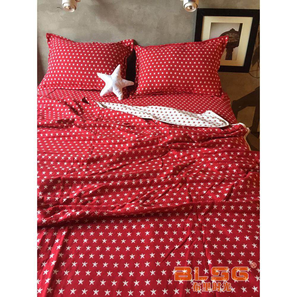 三层薄纱褶皱灰星黄星大张双人床可铺盖空调毛毯榻榻米订制,床上用品,床单,淘宝优惠券,粉丝福利购,淘宝优惠卷