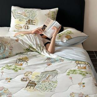 觅森印花夏凉被YA DUCK凉爽鸭3.0山宁泰莱卡透气夏被空调被 COOL
