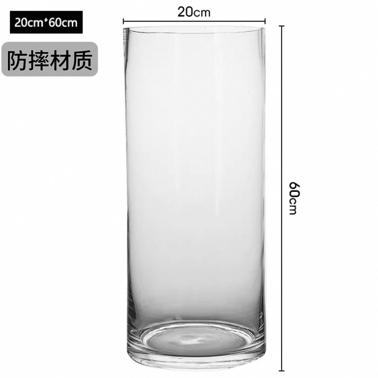 亚克力直筒花瓶专用玻璃瓶招财猫透明圆柱形家居花插瓶圆柱植物竹,家居饰品,其他花器,淘宝优惠券,粉丝福利购,淘宝优惠卷