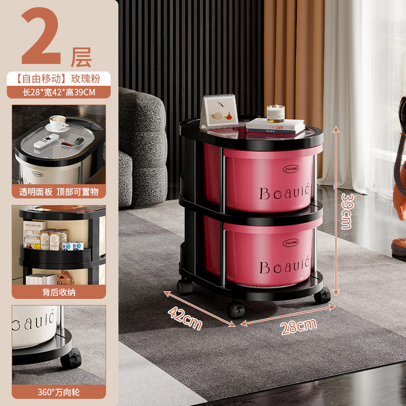 双层小推车置物架儿童学生工具车移动多层浴室床头车可包书收纳美,收纳整理,家用收纳手推车,淘宝优惠券,粉丝福利购,淘宝优惠卷