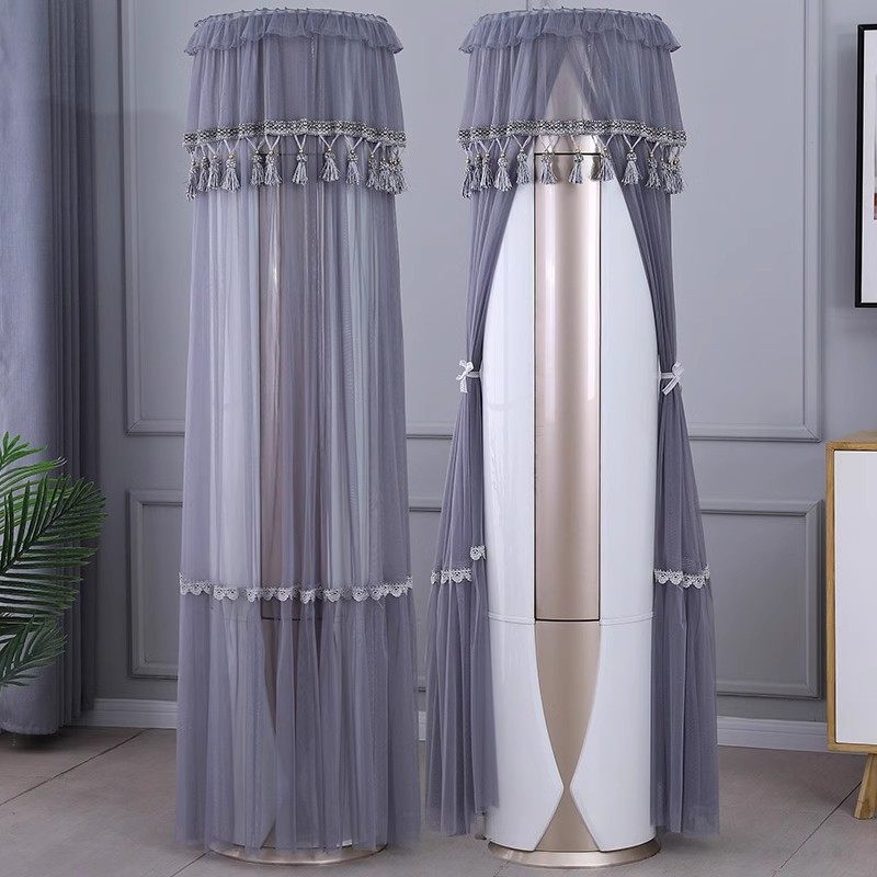 立式空调防尘罩通用新款不取盖布圆形高级田园圆套油烟柜全包机柜,居家布艺,空调罩,淘宝优惠券,粉丝福利购,淘宝优惠卷