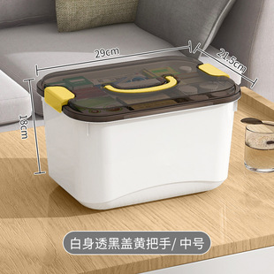 医疗箱家用全套常用药儿童旅行手提药箱常备药一整套便携式大容量