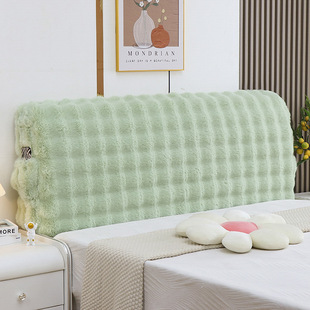 公主床头套罩新款通用型老式木板床头罩全盖靠背保护全包布全罩高